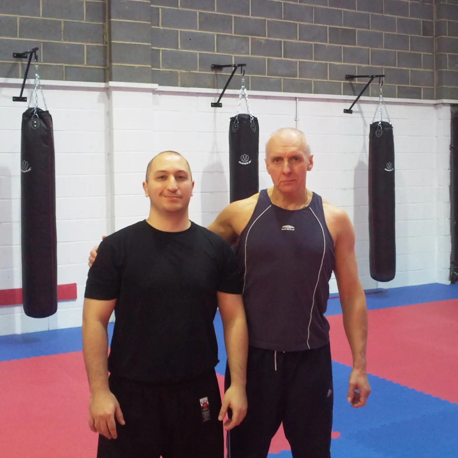 Olgun Tiltay learning striking from Peter Consterdine Sensei [10th Dan Karate]